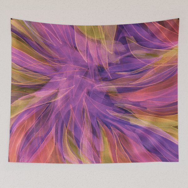 Item preview, Purple Sunflower Twirl designed and sold by Alexandria Levin.