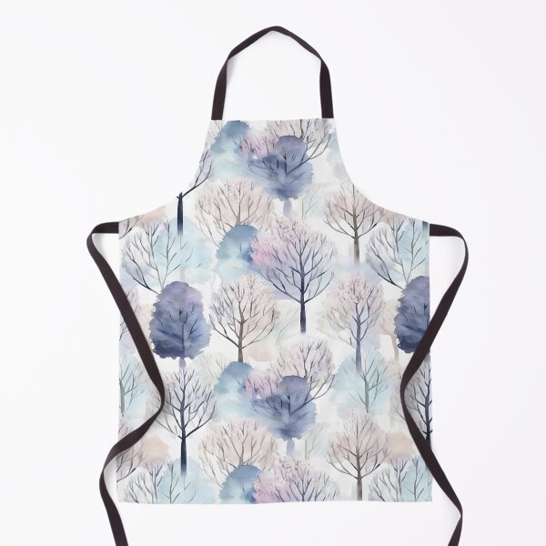 Item preview, Watercolor Winter Trees Pattern designed and sold by ClairesPatterns.