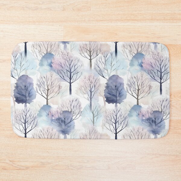 Item preview, Watercolor Winter Trees Pattern designed and sold by ClairesPatterns.