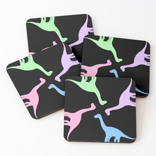 Item preview, Neon brachiosaurus print designed and sold by Cozy-Rose.