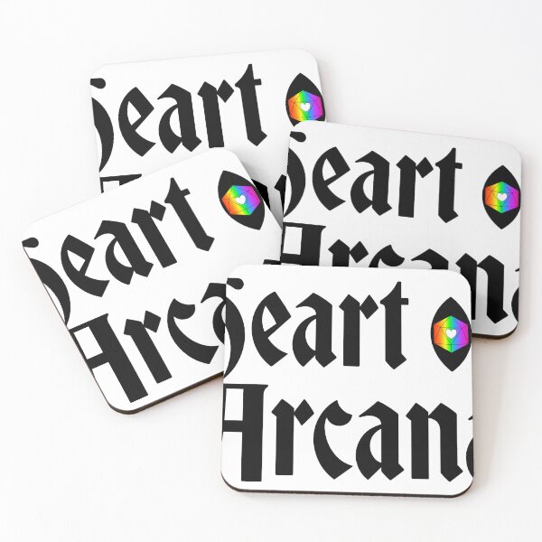 Item preview, Heart of Arcana Text Logo Bradley Pride designed and sold by HeartArcanium.