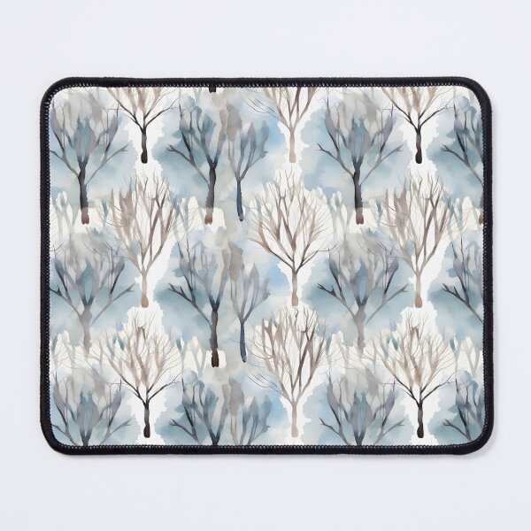 Item preview, Watercolor Trees of Winter Pattern designed and sold by ClairesPatterns.