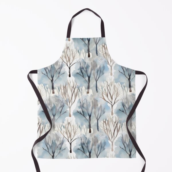Item preview, Watercolor Trees of Winter Pattern designed and sold by ClairesPatterns.