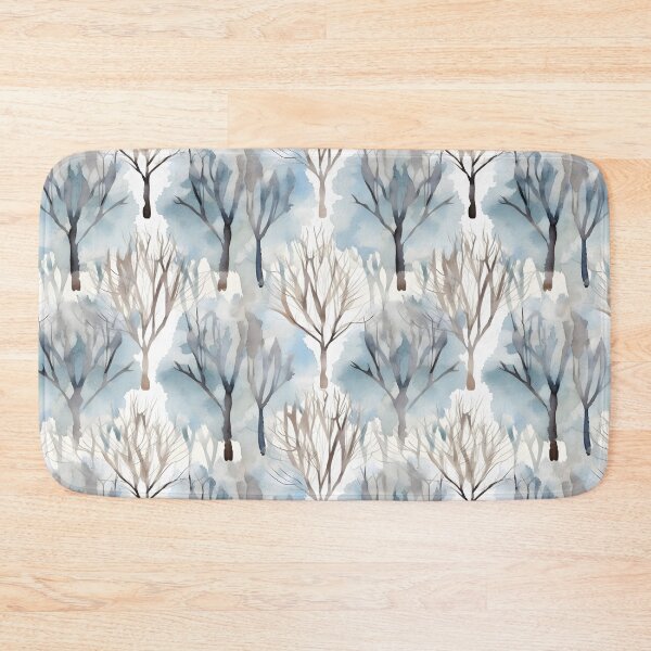 Item preview, Watercolor Trees of Winter Pattern designed and sold by ClairesPatterns.