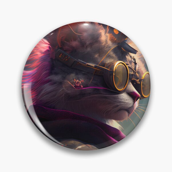 Item preview, Cyberpunk kitty designed and sold by Maskedpainter.
