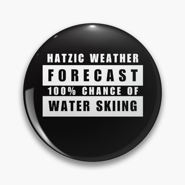 Item preview, Hatzic Lake Weather Report Water Ski Slalom Skier designed and sold by HatzicTshirts.