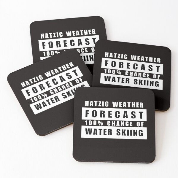 Item preview, Hatzic Lake Weather Report Water Ski Slalom Skier designed and sold by HatzicTshirts.