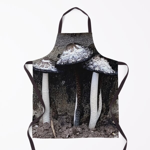 Item preview, Weeping Widow Mushrooms in Shades of Grey Color and White designed and sold by TreasleC.