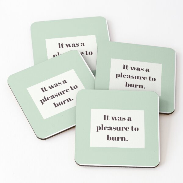 Item preview, First Sentences- Fahrenheit 451 by Ray Bradbury designed and sold by Seethella.