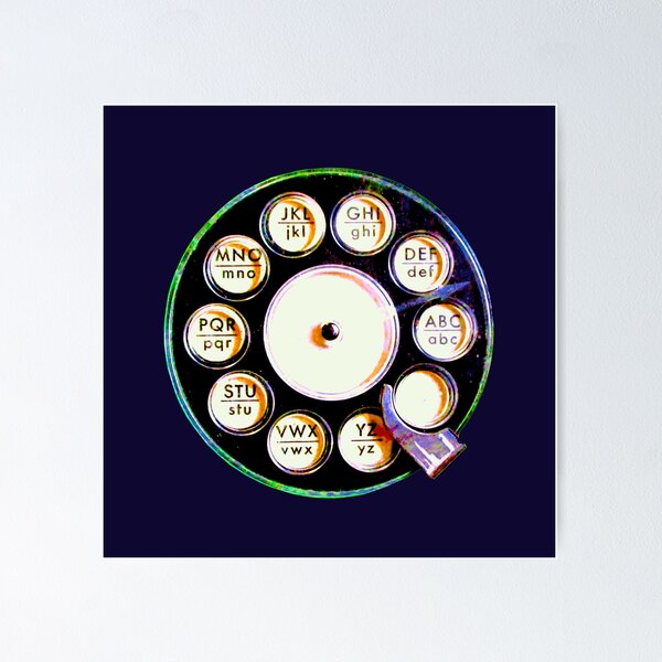 Item preview, Retro old rotary phone dial designed and sold by suekieper.