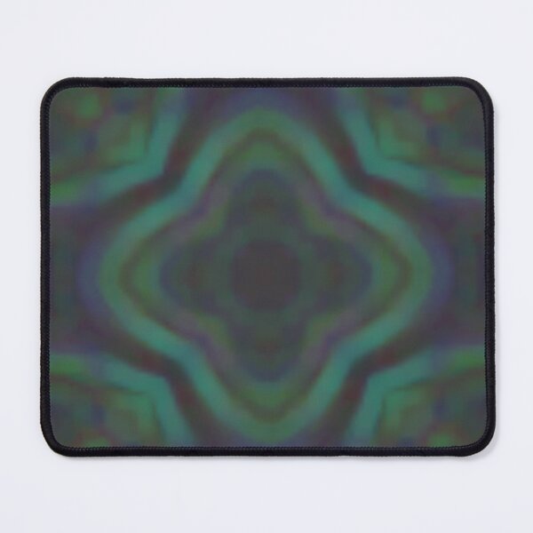 Item preview, Aqua Blue Green Hippie Mandala Design Abstract Flower Power designed and sold by kattakitty.
