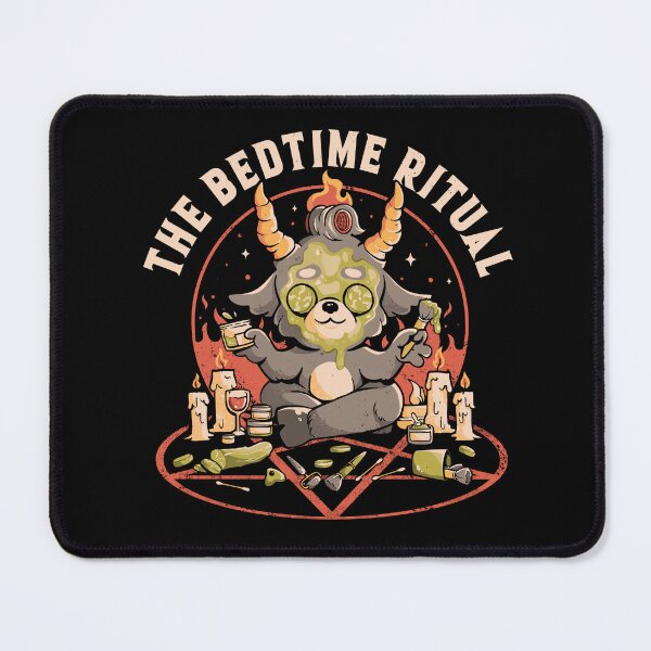 Item preview, The Bedtime Ritual - Funny Evil Baphomet Gift designed and sold by EduEly.