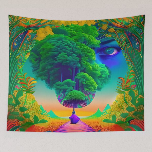 Item preview, Psychedelic digital artwork designed and sold by Rui Fernandes.