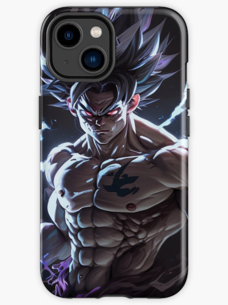 Dragon Ball Z Goku Blue Glass Case Back Cover