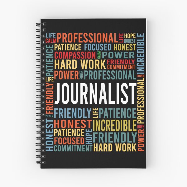 Item preview, journalist saying: journalist words gift designed and sold by alaechamlal.
