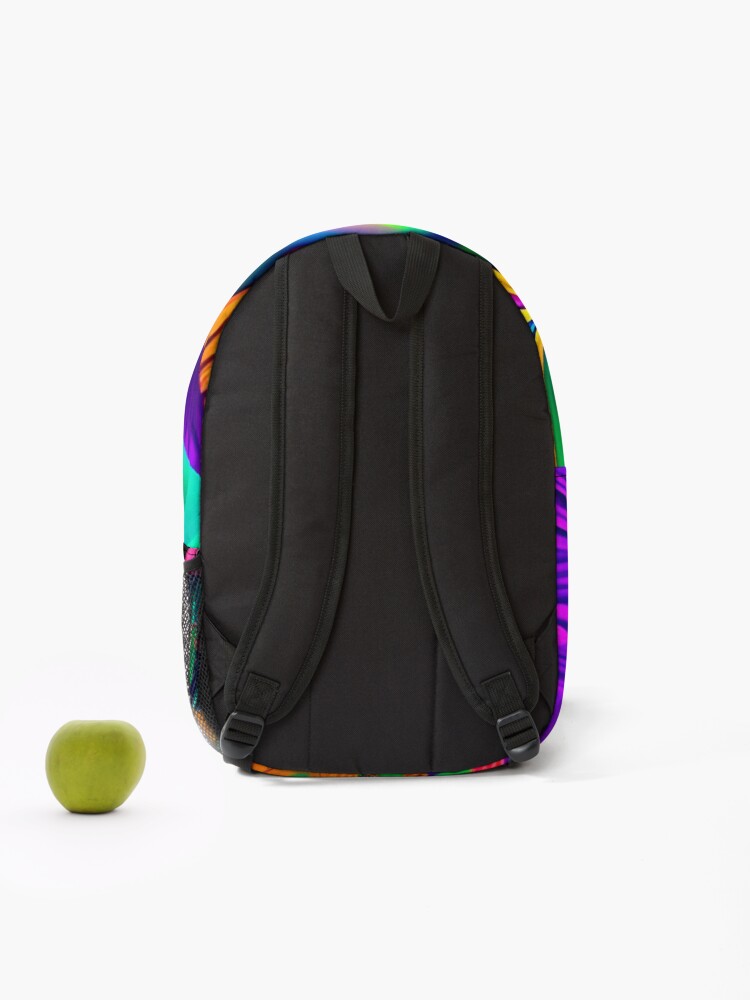 Thumbnail 2 of 3, Backpack, Psychedelic digital designed and sold by RuiFernandes.