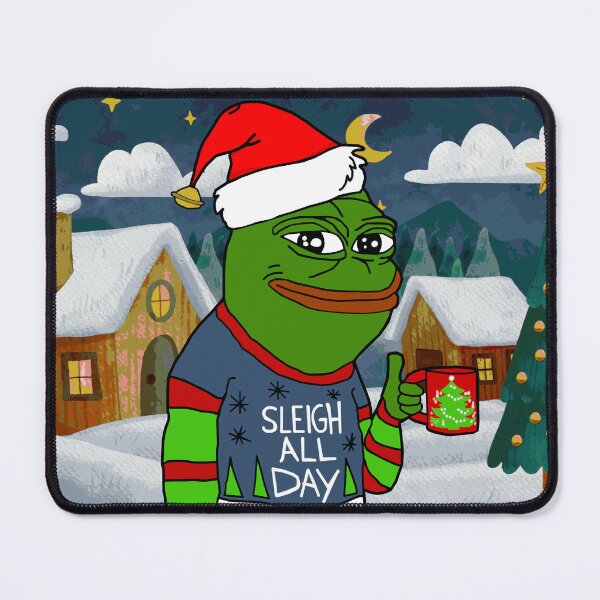 Item preview, Pepe Sleigh All Day Christmas Sweater designed and sold by Slav-Art.