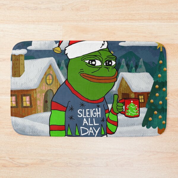 Item preview, Pepe Sleigh All Day Christmas Sweater designed and sold by Slav-Art.