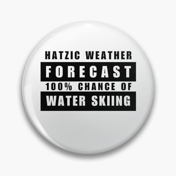 Item preview, Hatzic Lake Weather Report Water Ski Slalom Skier designed and sold by HatzicTshirts.