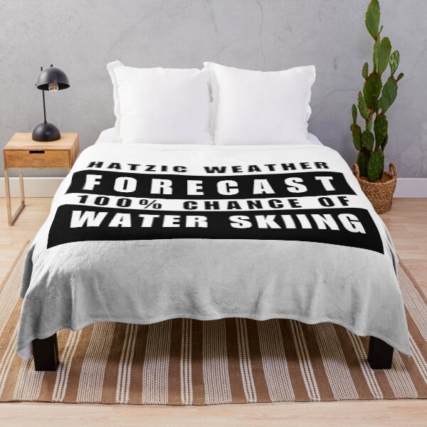 Item preview, Hatzic Lake Weather Report Water Ski Slalom Skier designed and sold by HatzicTshirts.
