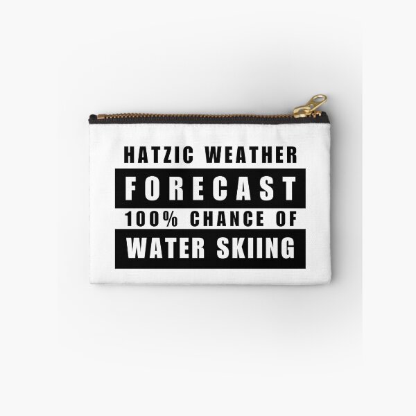 Item preview, Hatzic Lake Weather Report Water Ski Slalom Skier designed and sold by HatzicTshirts.