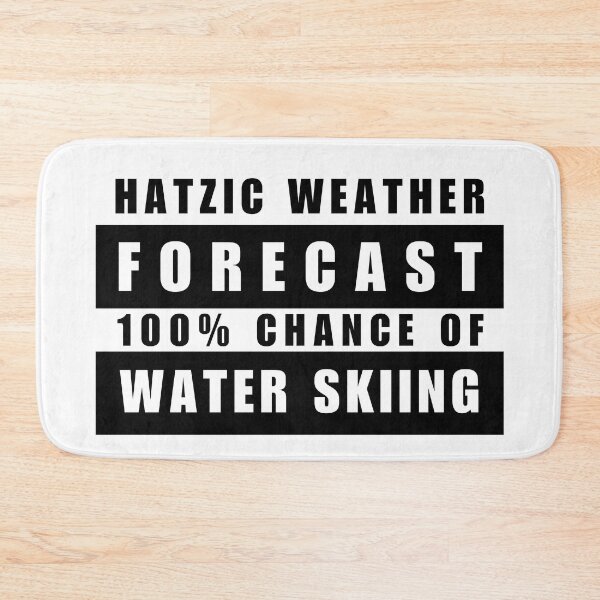 Item preview, Hatzic Lake Weather Report Water Ski Slalom Skier designed and sold by HatzicTshirts.