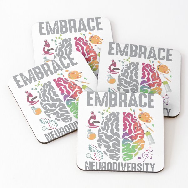Item preview, Embrace Neurodiversity Autism Awareness ASD Men Women Kids T-Shirt designed and sold by ABDELHADI ELHATOUIGUI.