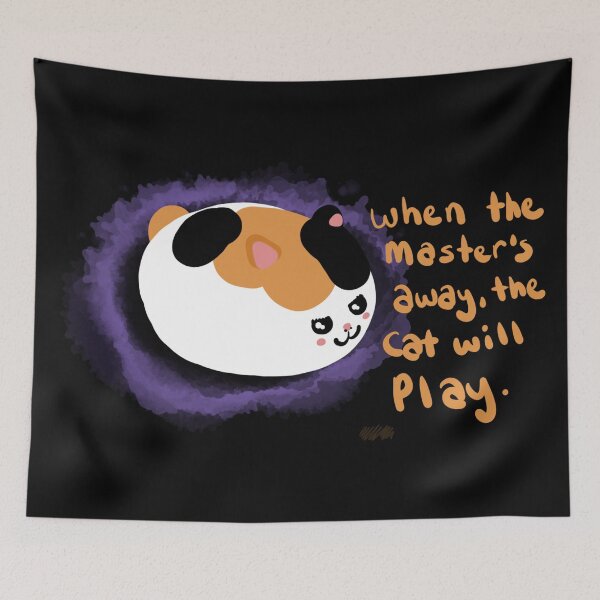 Item preview, The Cat Will Play designed and sold by Katie Sharp.