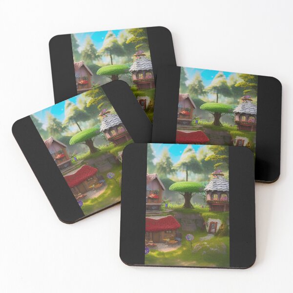 Item preview, Enchanted Micro Village Immersed in a Fairy designed and sold by Smitherland17.