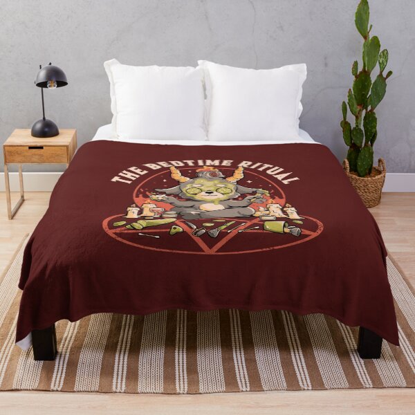 Item preview, The Bedtime Ritual - Funny Evil Baphomet Gift designed and sold by EduEly.