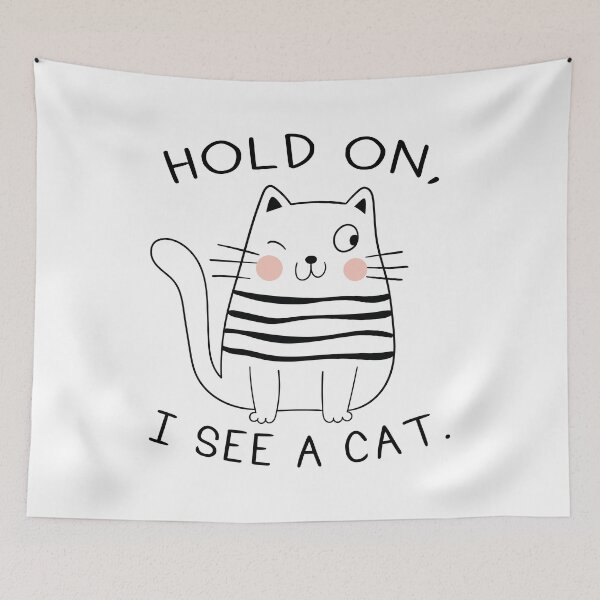 Item preview, Hold On I See A Cat Funny Cat Kitten for Women Gifts Cat Mom designed and sold by MCreativeStore.