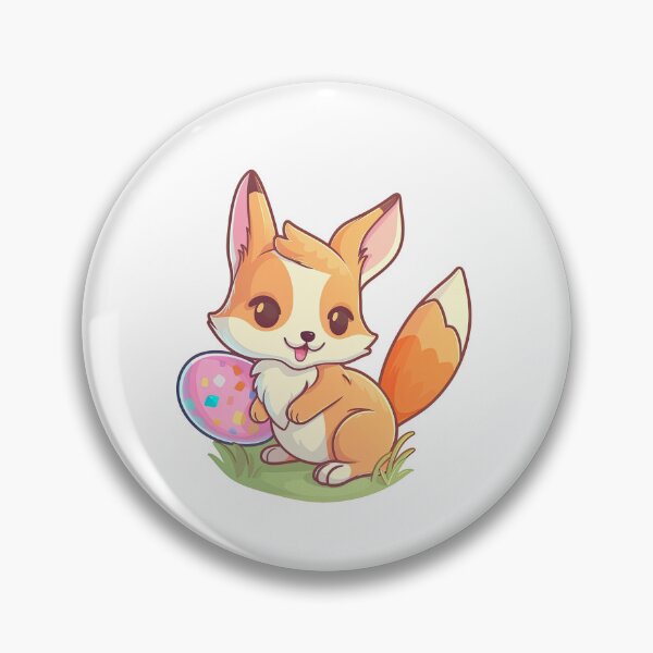 Item preview, Cutie Orange Sweet Rabbit Fox Easter designed and sold by MikAImageShop.