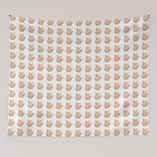 Item preview, Cutie Orange Sweet Rabbit Fox Easter designed and sold by MikAImageShop.