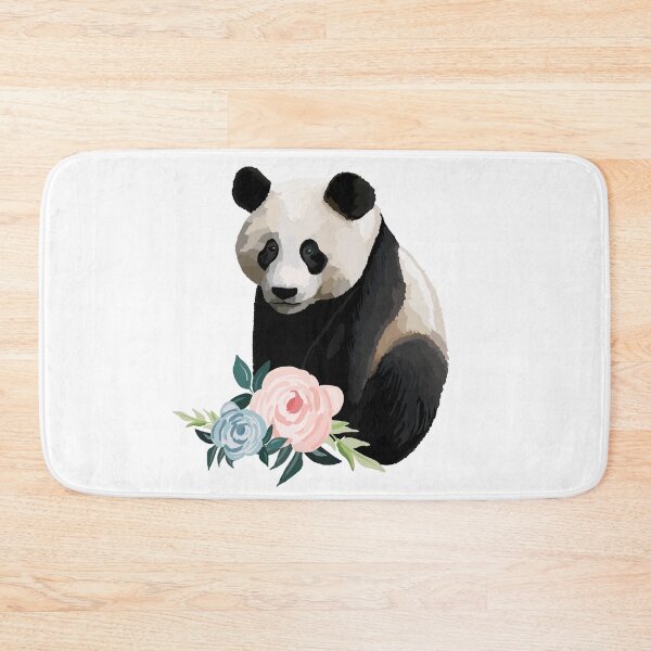 Item preview, Panda with Roses Illustration designed and sold by Amanda Roos.