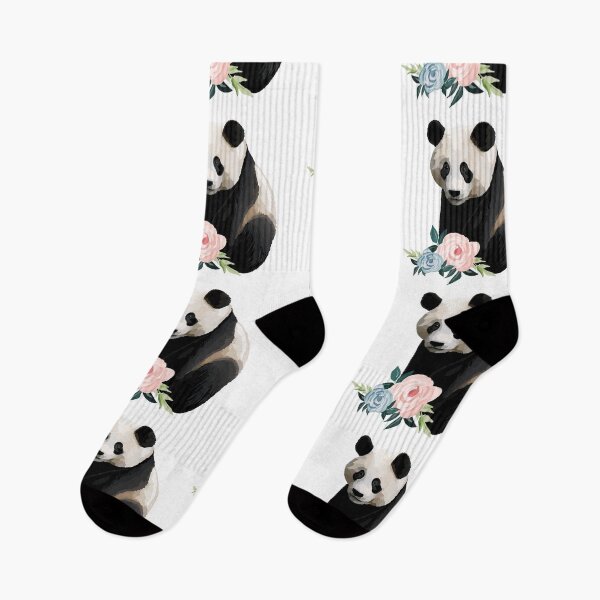 Item preview, Panda with Roses Illustration designed and sold by Amanda Roos.