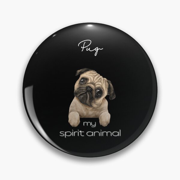 Item preview, Pug My Spirit Animal Sticker designed and sold by MagicWolfStar.