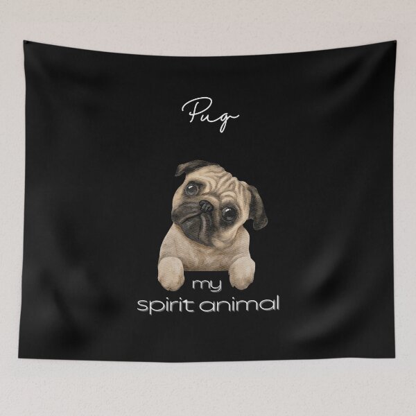 Item preview, Pug My Spirit Animal Sticker designed and sold by MagicWolfStar.