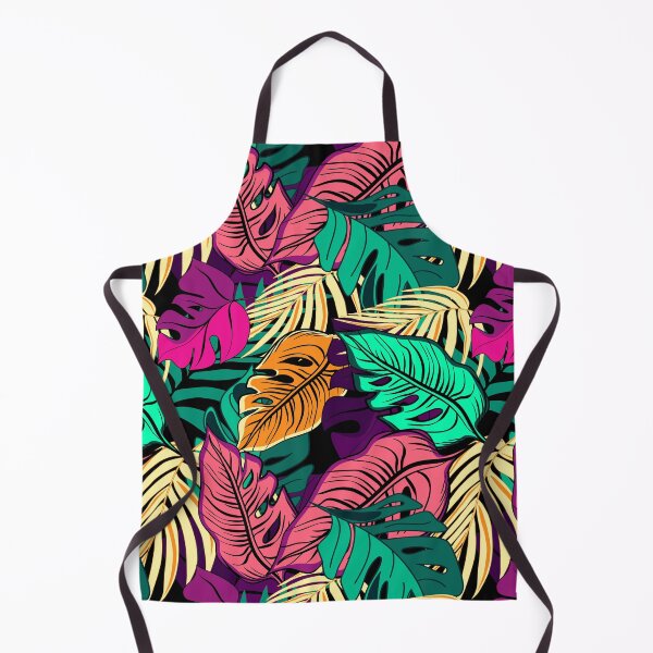 Item preview, Tropical leaves floral pattern designed and sold by Mashusha-art.