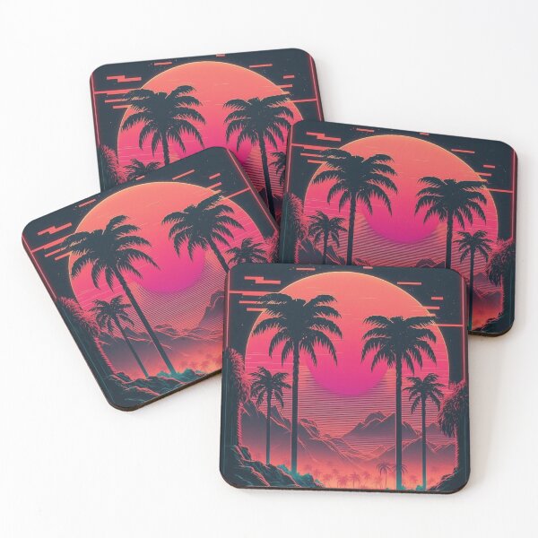 Item preview, 80s Synthwave Sunset designed and sold by RESToRAPTOR.
