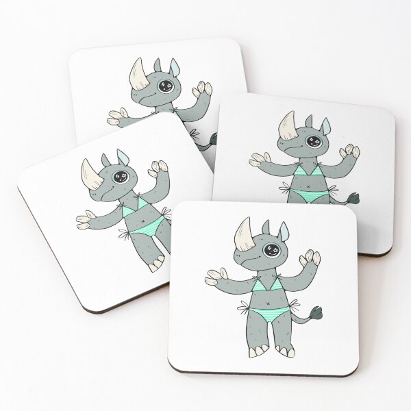 Item preview, Summertime Fun Series Swimsuit Rhino designed and sold by itspeepoh.