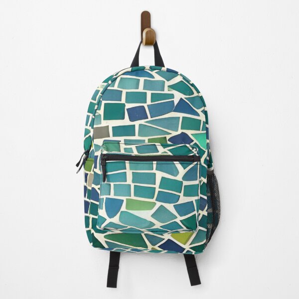 Item preview, Abstract Blue Mosaic Tiles designed and sold by calibrit.