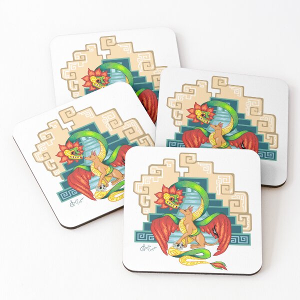 Item preview, Quetzalcoatl and Xolo Bermejo designed and sold by TsapunDariaArt.