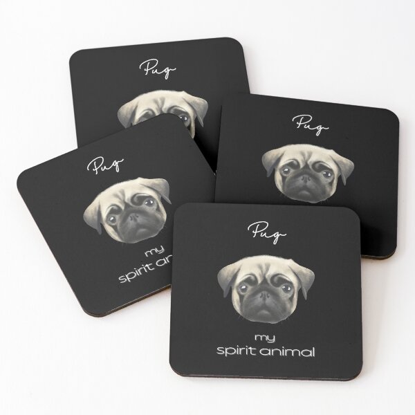 Item preview, Pug My Spirit Animal Duvet Cover designed and sold by MagicWolfStar.