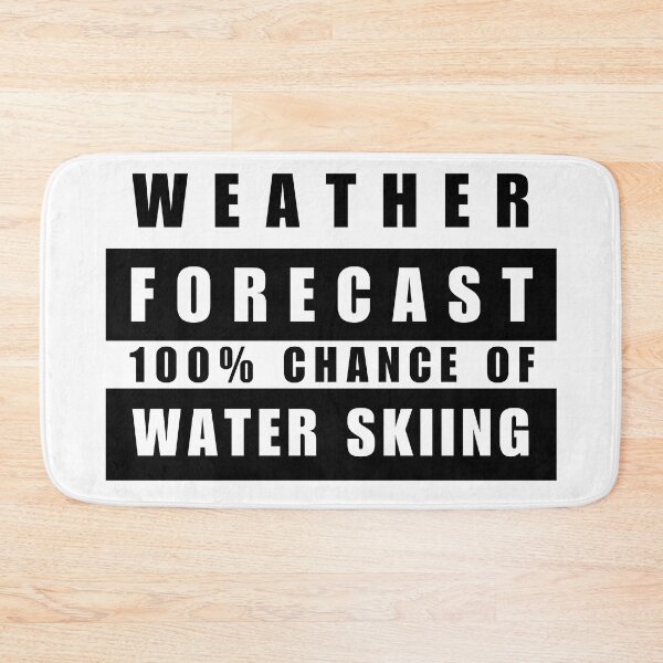 Item preview, Water skiing Weather Report Water Ski Slalom Skier designed and sold by HatzicTshirts.