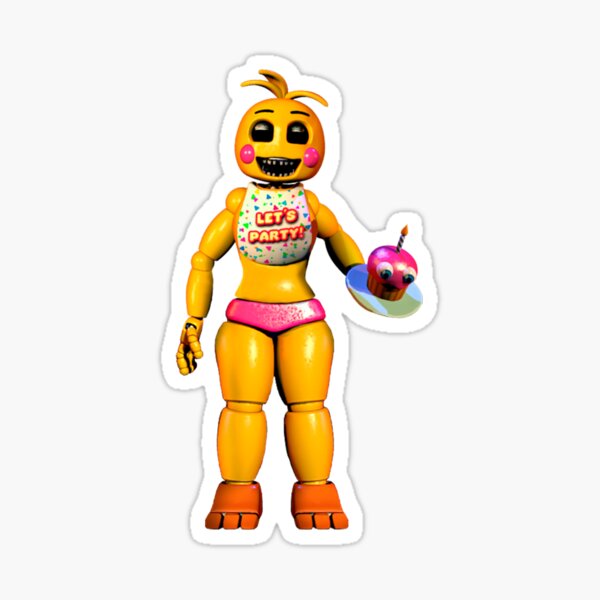 Funtime Chica Transparent Sticker for Sale by dongoverlord