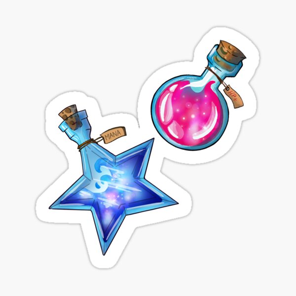 Health potion Sticker for Sale by ChokingGames