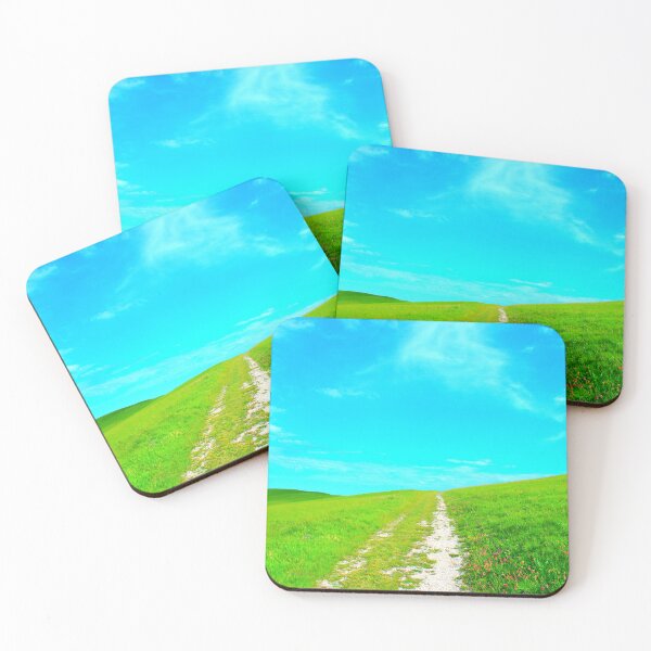Item preview, Scenery from Piani di Ragnolo with a path climbing the hill designed and sold by Kristina Drozd.