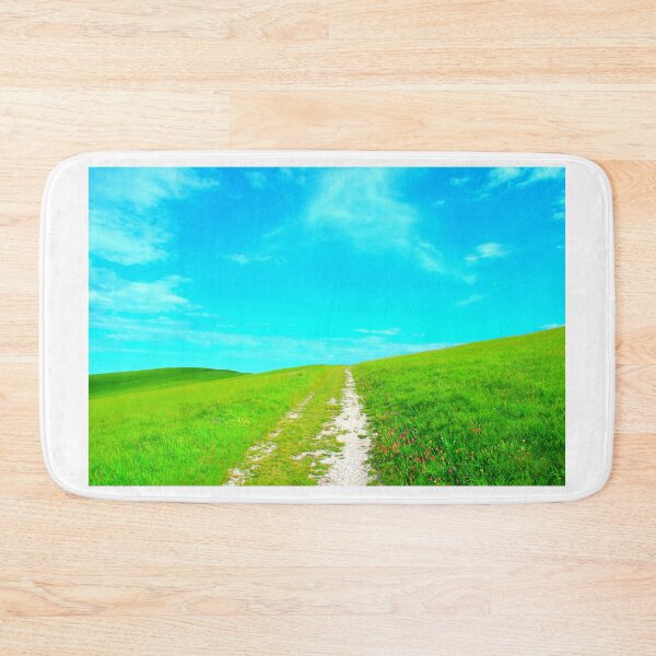 Item preview, Scenery from Piani di Ragnolo with a path climbing the hill designed and sold by Kristina Drozd.