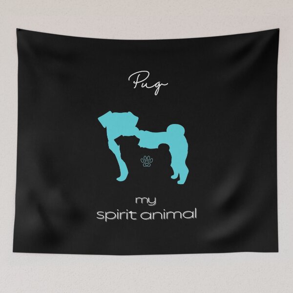 Item preview, Pug My Spirit Animal T-shirt designed and sold by MagicWolfStar.