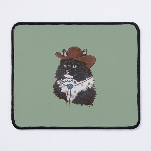 Item preview, Tuxedo Cowboy Cat designed and sold by optical-intruse.